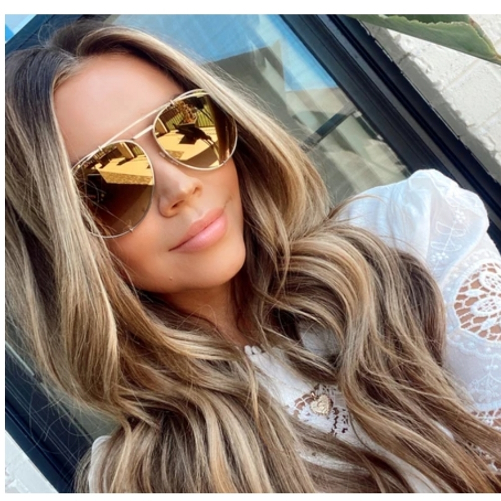 Diff Koko gold frame with brown gradient lens